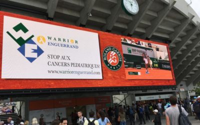 Présence de Warrior Enguerrand à Rolland Garros
