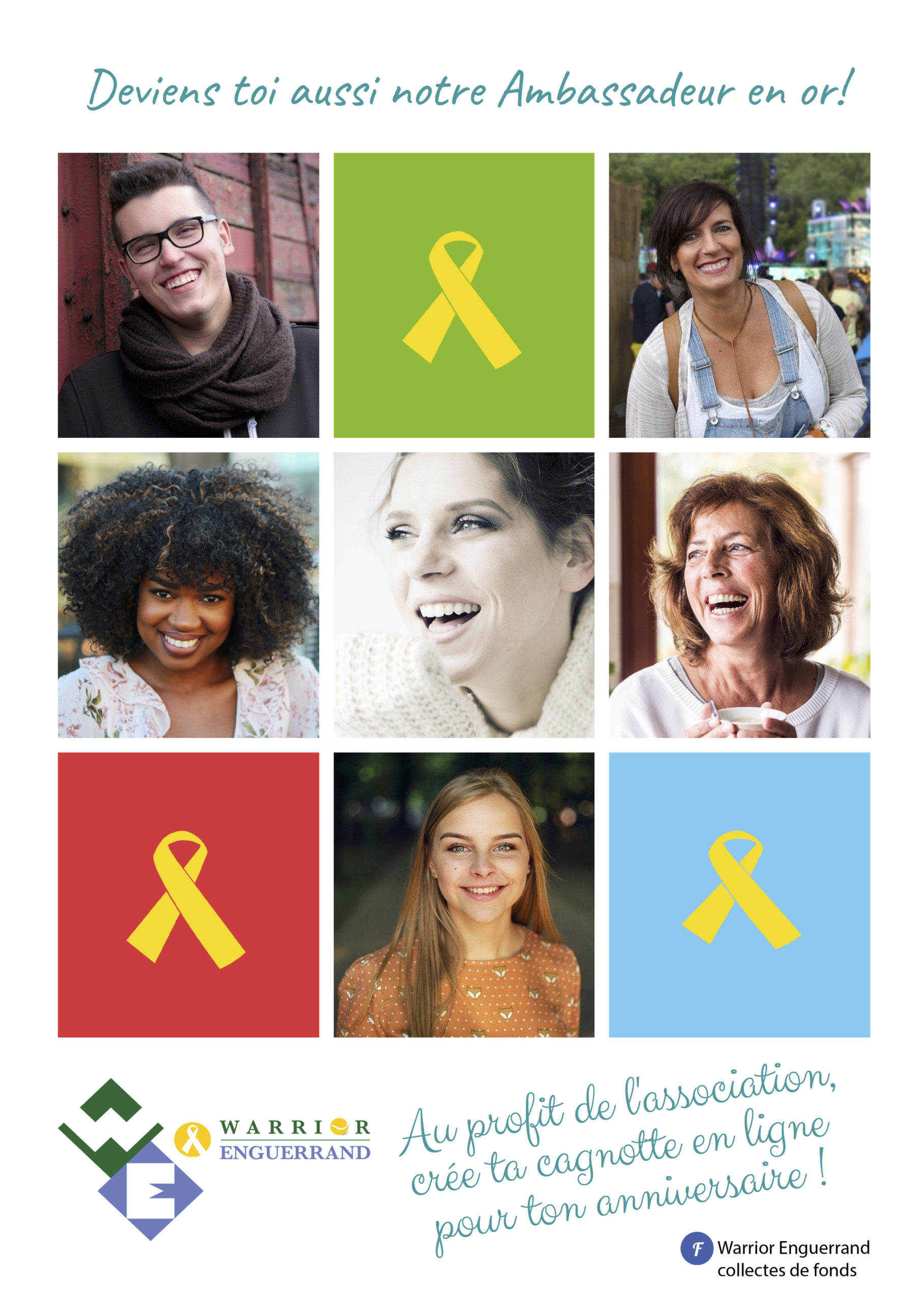 affiche WE collectes de fonds