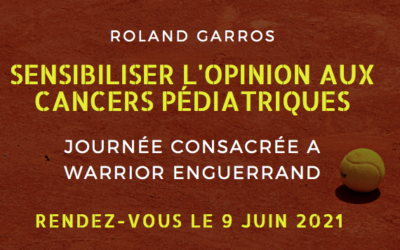 Rendez-vous à Roland Garros le 9 juin pour la journée consacrée à Warrior Enguerrand